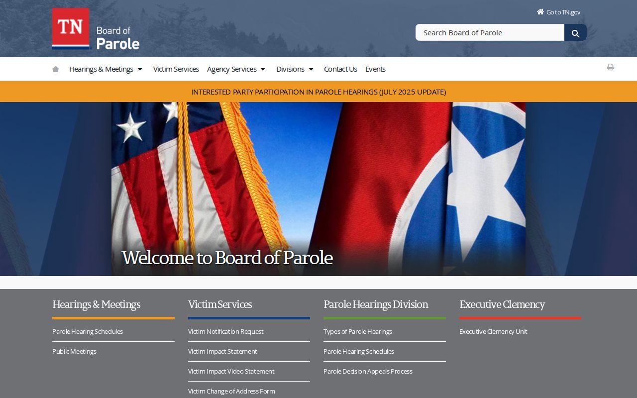 Scott County criminal record Tennessee Board of Parole resources