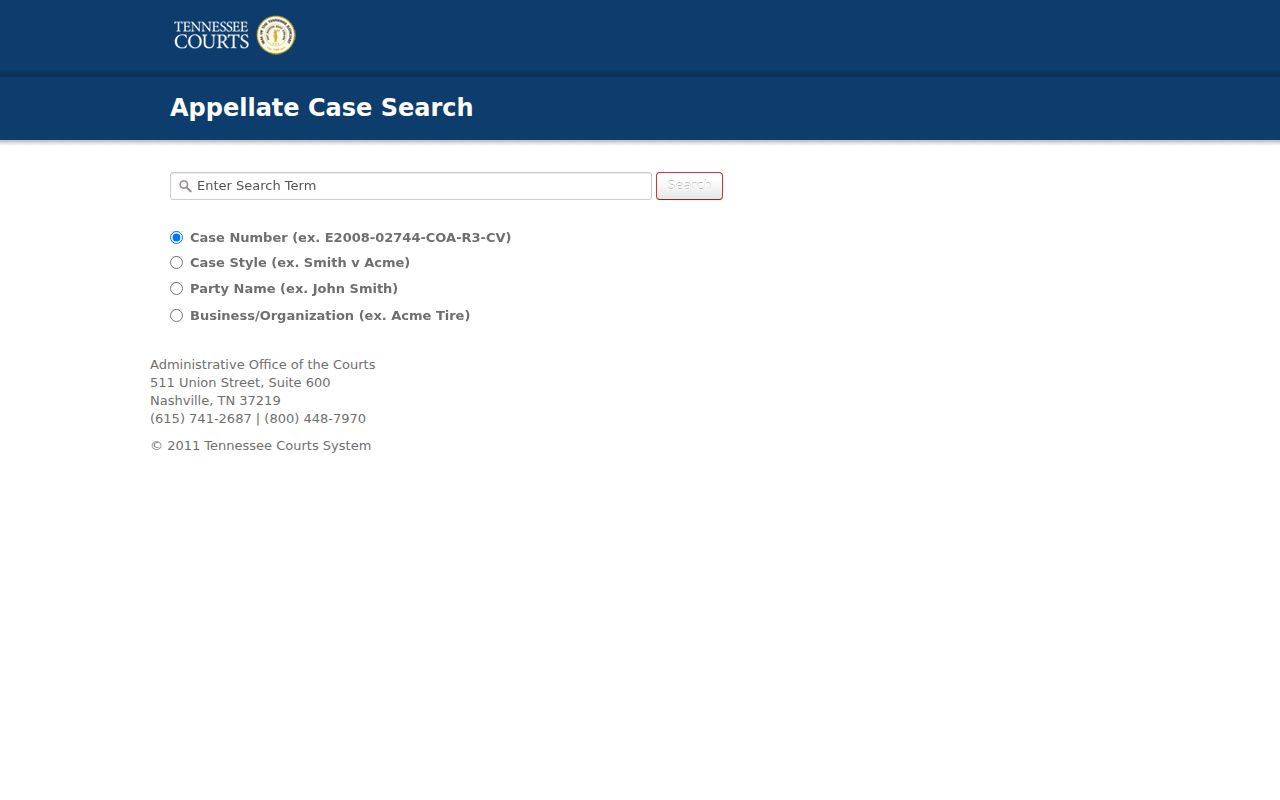 Scott County criminal court cases in Tennessee appellate search